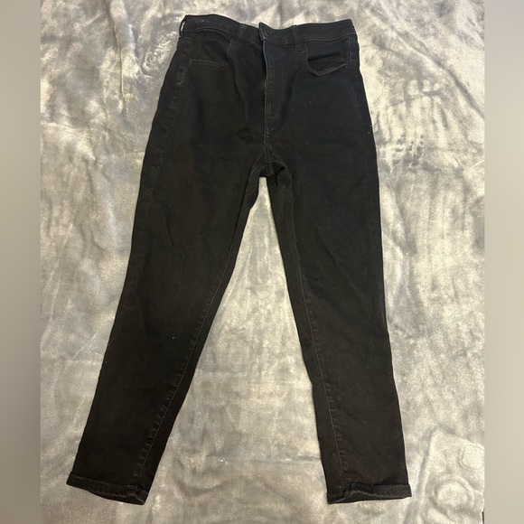 Black American Eagle Jeggings 12 x-short - Picture 1 of 4